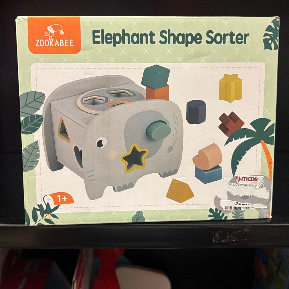 Zookabee Elephant Shape Sorter Toy